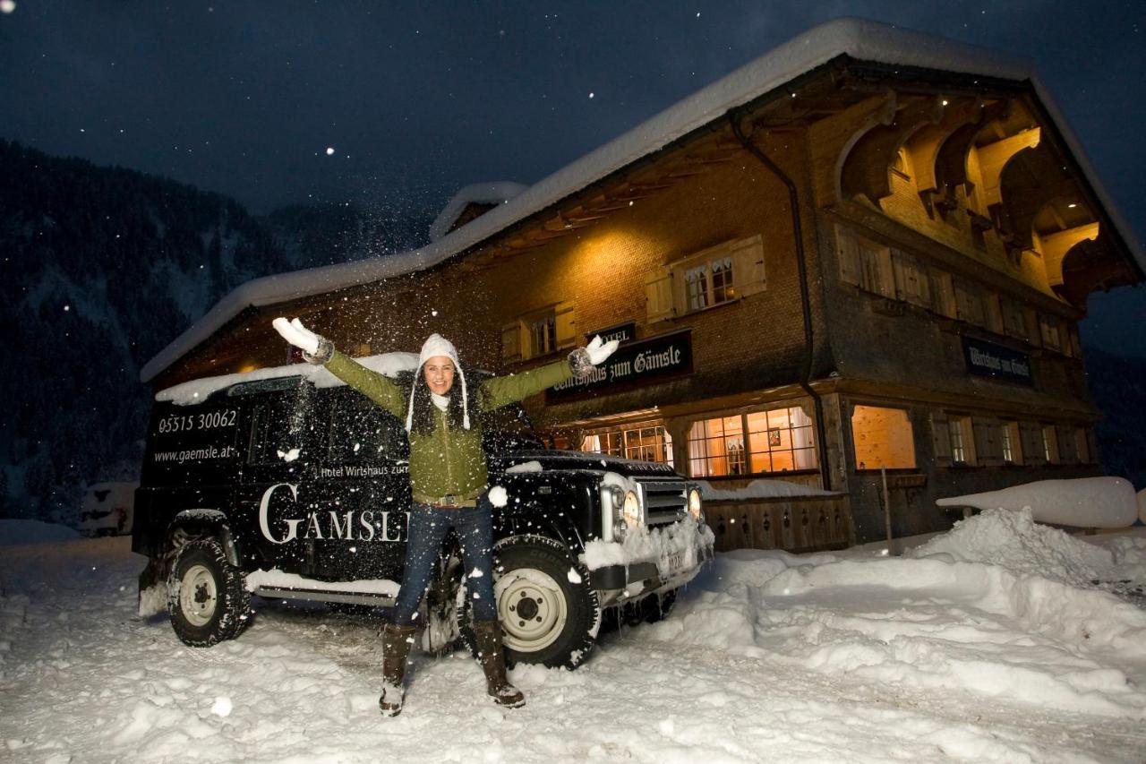 Gaemsle Hotel, Wirtshaus & Mehr Schoppernau Luaran gambar