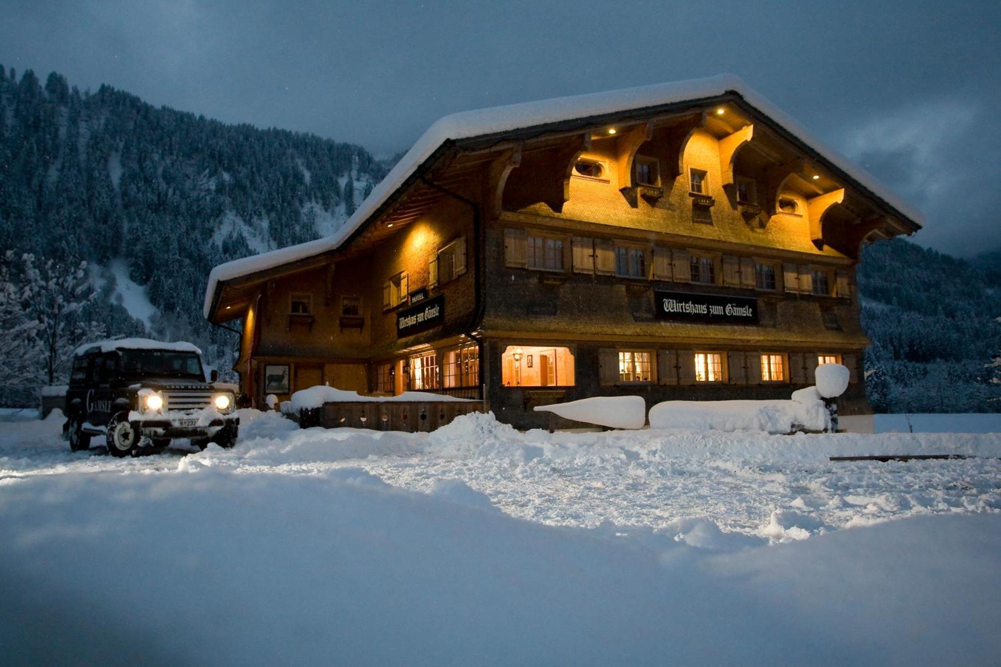 Gaemsle Hotel, Wirtshaus & Mehr Schoppernau Luaran gambar
