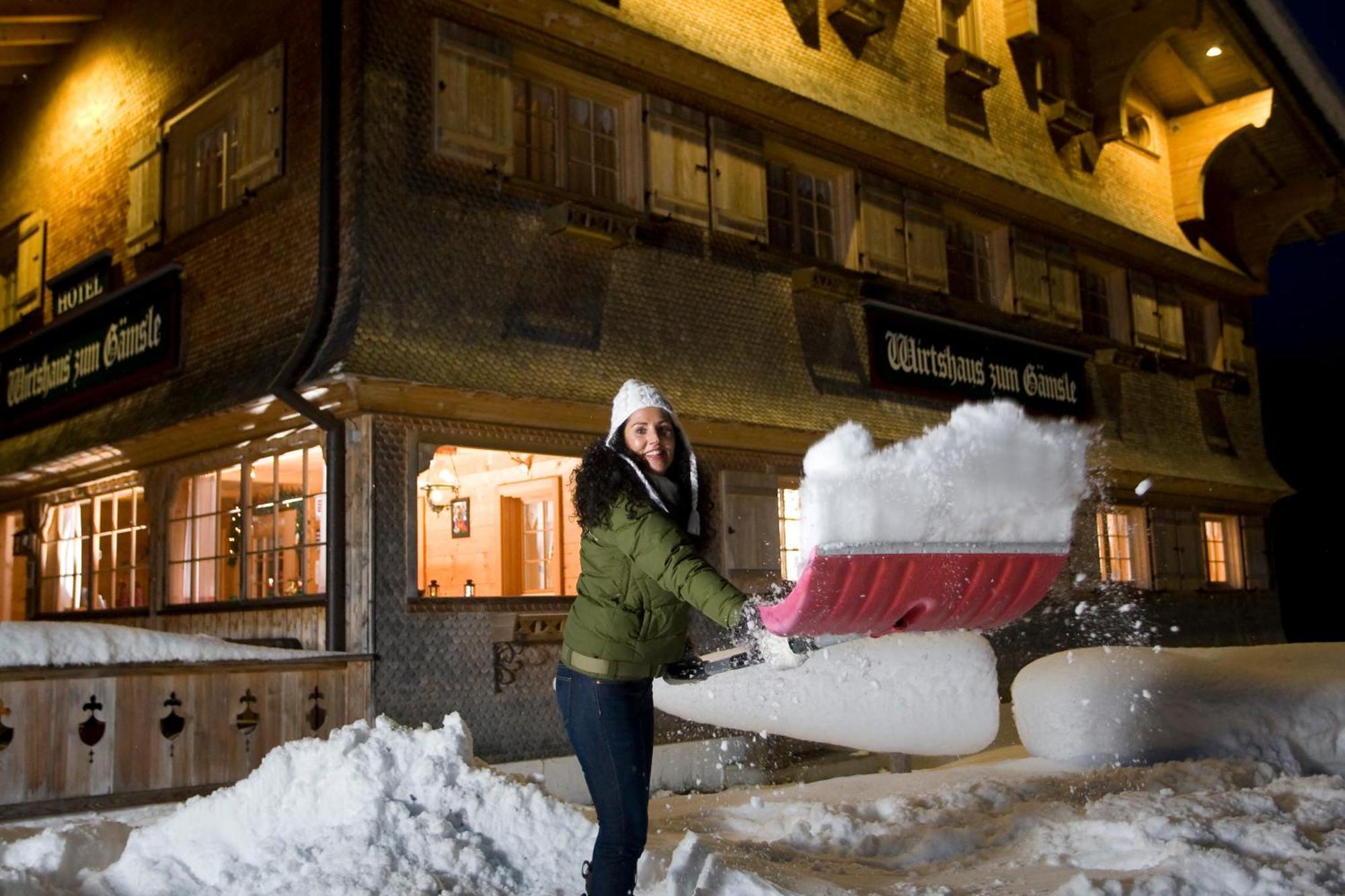 Gaemsle Hotel, Wirtshaus & Mehr Schoppernau Luaran gambar