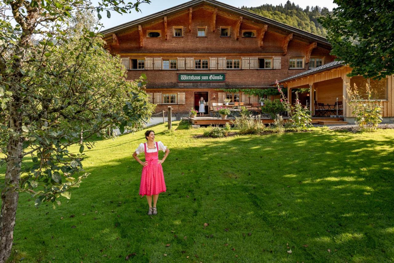 Gaemsle Hotel, Wirtshaus & Mehr Schoppernau Luaran gambar